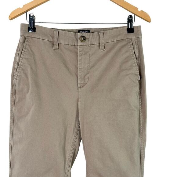 J.Crew High Rise Girlfriend Chino Pant in Camel Tan, Size 4 - Picture 3 of 12